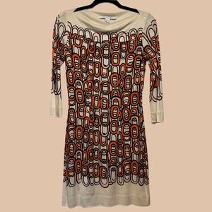 Diane Von Furstenburg Tunic Fitted Dress